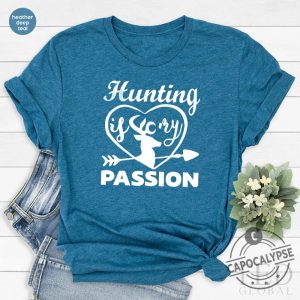 Deer Hunters T Shirt Buckin Dad T Shirt Hunting Is My Passion T Shirt Fathers Day Gifts Wildlife Lover Shirt Hunting Shirt capocalypse.com 3