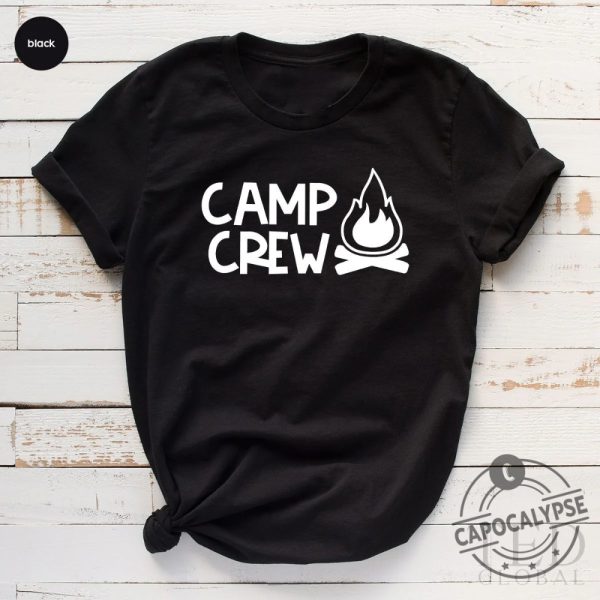 Camp Crew Shirt Camping Shirt Custom Camp Shirt Hiking Shirt Gift For Campers Camping Gift Nature Lover Shirt Camping Buddies Shirt capocalypse.com 3