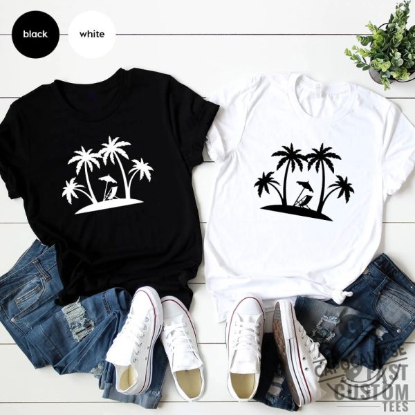 Beach Palm T Shirt Summer Vibes Gift Summer Shirts Summer Tee Summer Vibes Shirt Summer T Shirt capocalypse.com 2