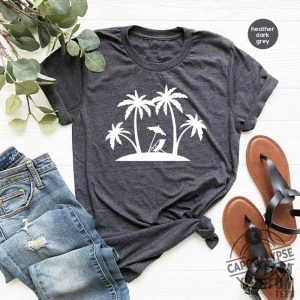 Beach Palm T Shirt Summer Vibes Gift Summer Shirts Summer Tee Summer Vibes Shirt Summer T Shirt capocalypse.com 3