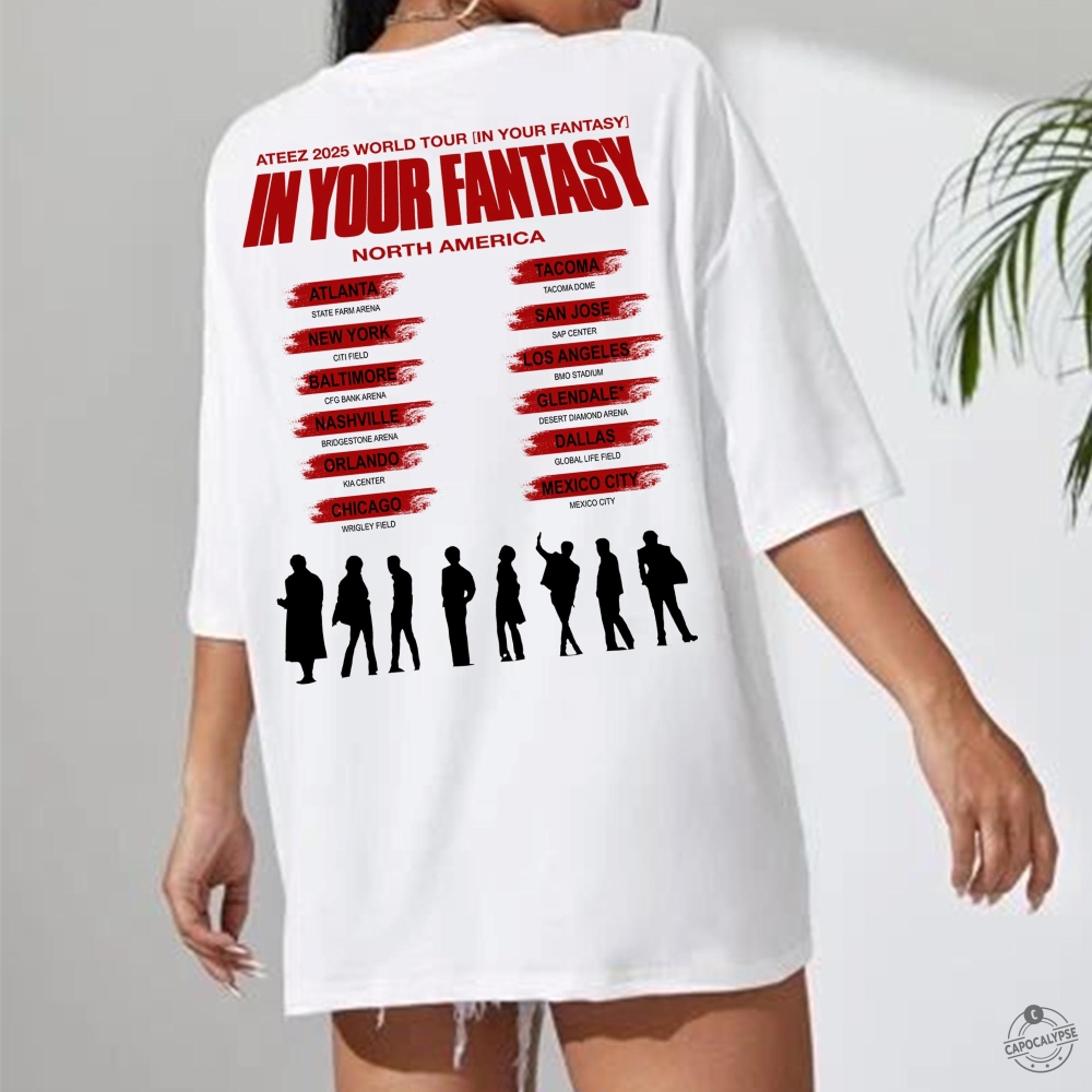 Ateez 2025 World Tour In Fantasy Sweatshirt T Shirt Hoodie 12 Ateez 2025 World Tour in Fantasy Sweatshirt T Shirt Hoodie