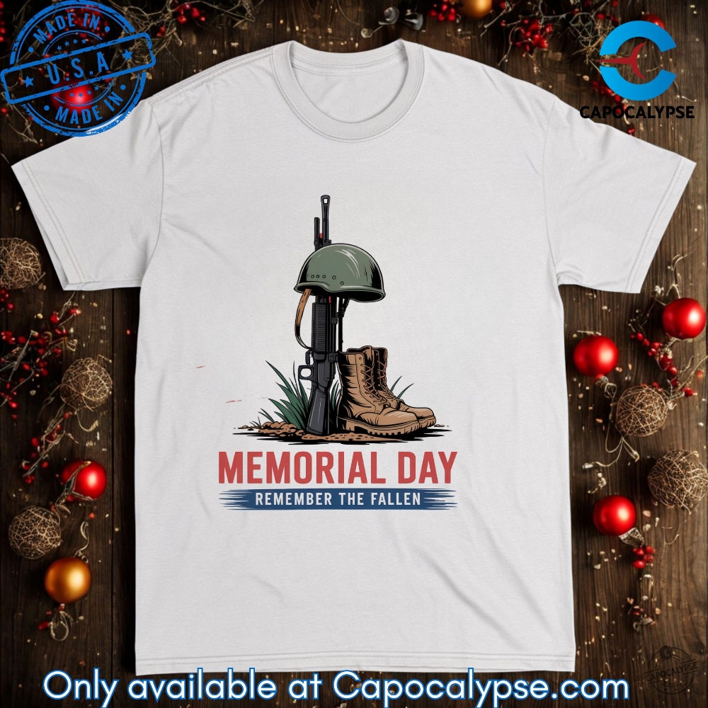 Retro Memorial Day Remember The Fallen Shirt capocalypse 1