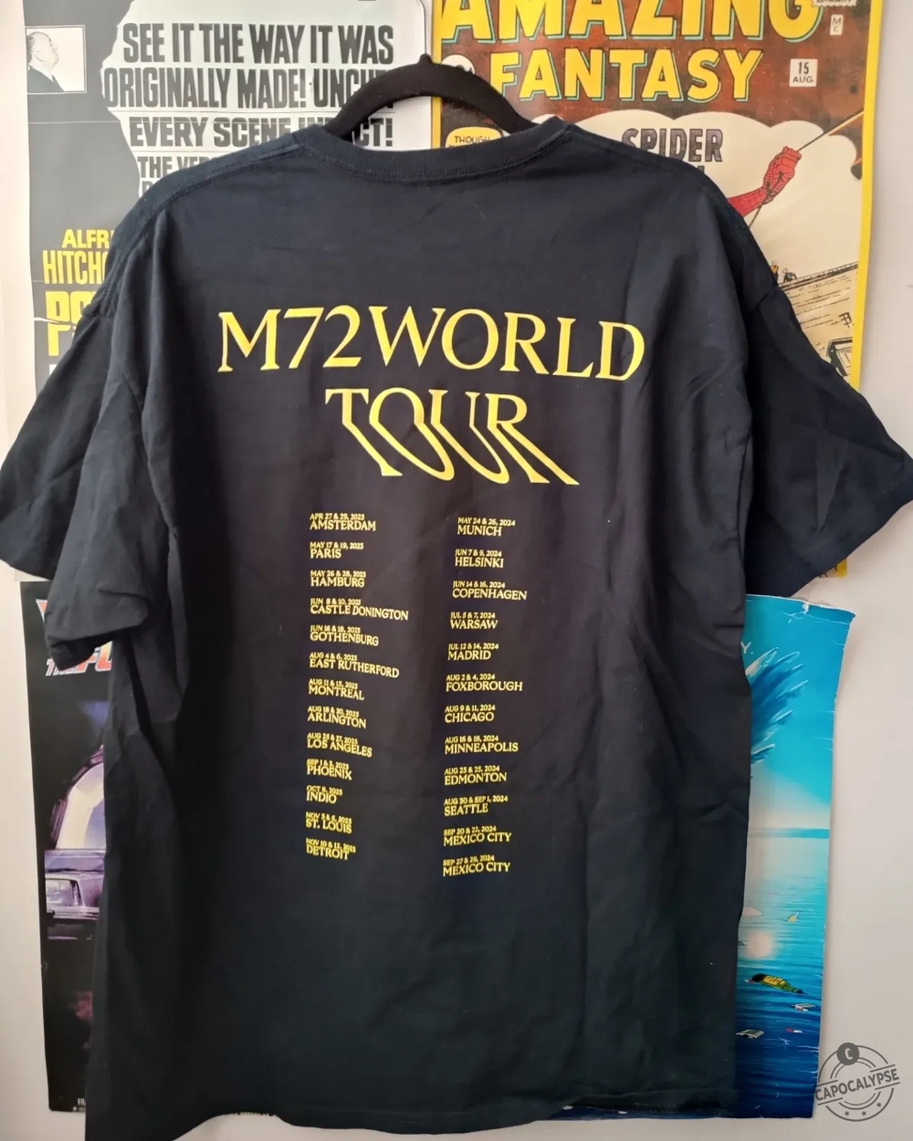 2025 Metallica 72 Seasons Tour Shirt capocalypse 1