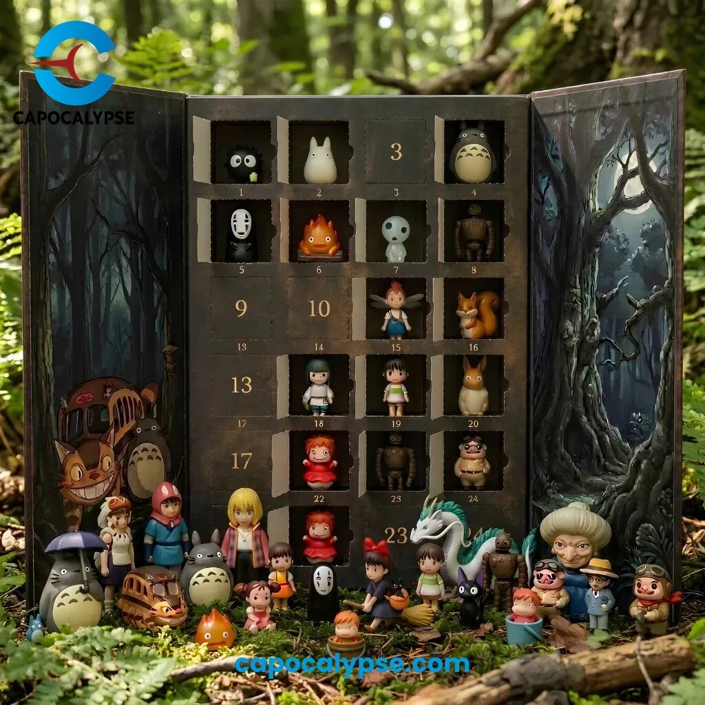 Studio Ghibli 24-Day Advent Calendar With 24 Collectible Character Figurines