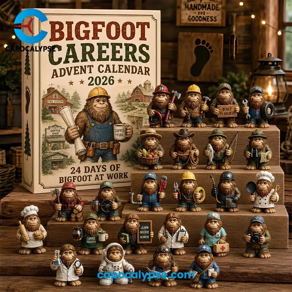 Bigfoot Careers 2026 Advent Calendar 24 Collectible Figurines