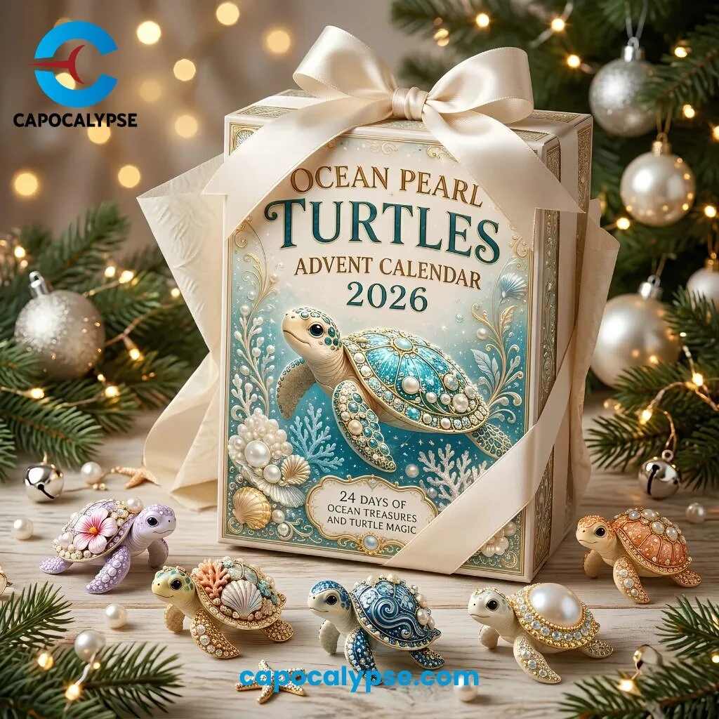 Ocean Pearl Turtles Advent Calendar 2026 24 Collectible Figurines