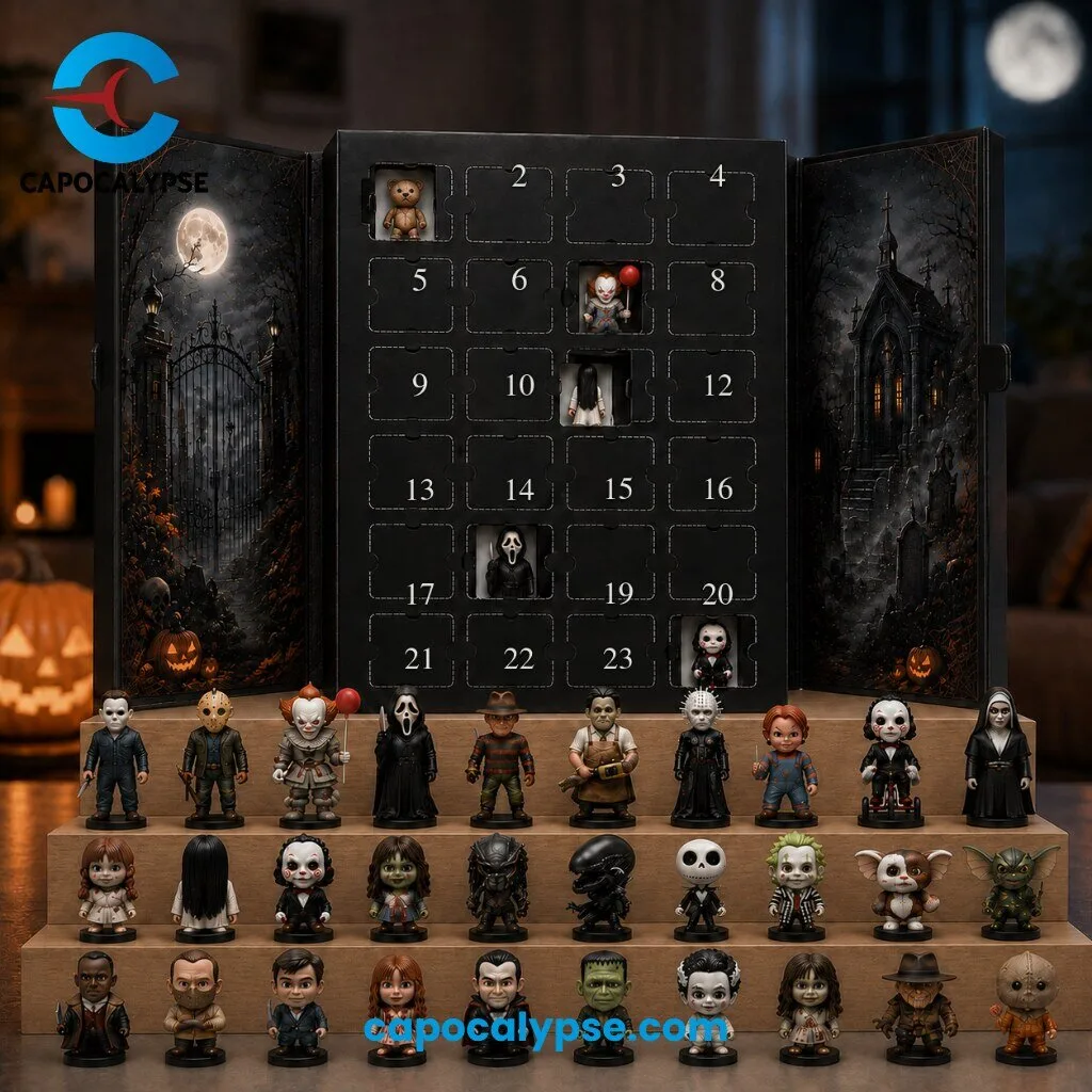 Horror Movie Advent Calendar 24 Collectible Killer and Monster Figurines