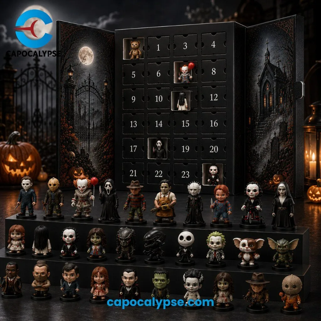 Horror Movie Advent Calendar 24 Collectible Killer and Monster Figurines