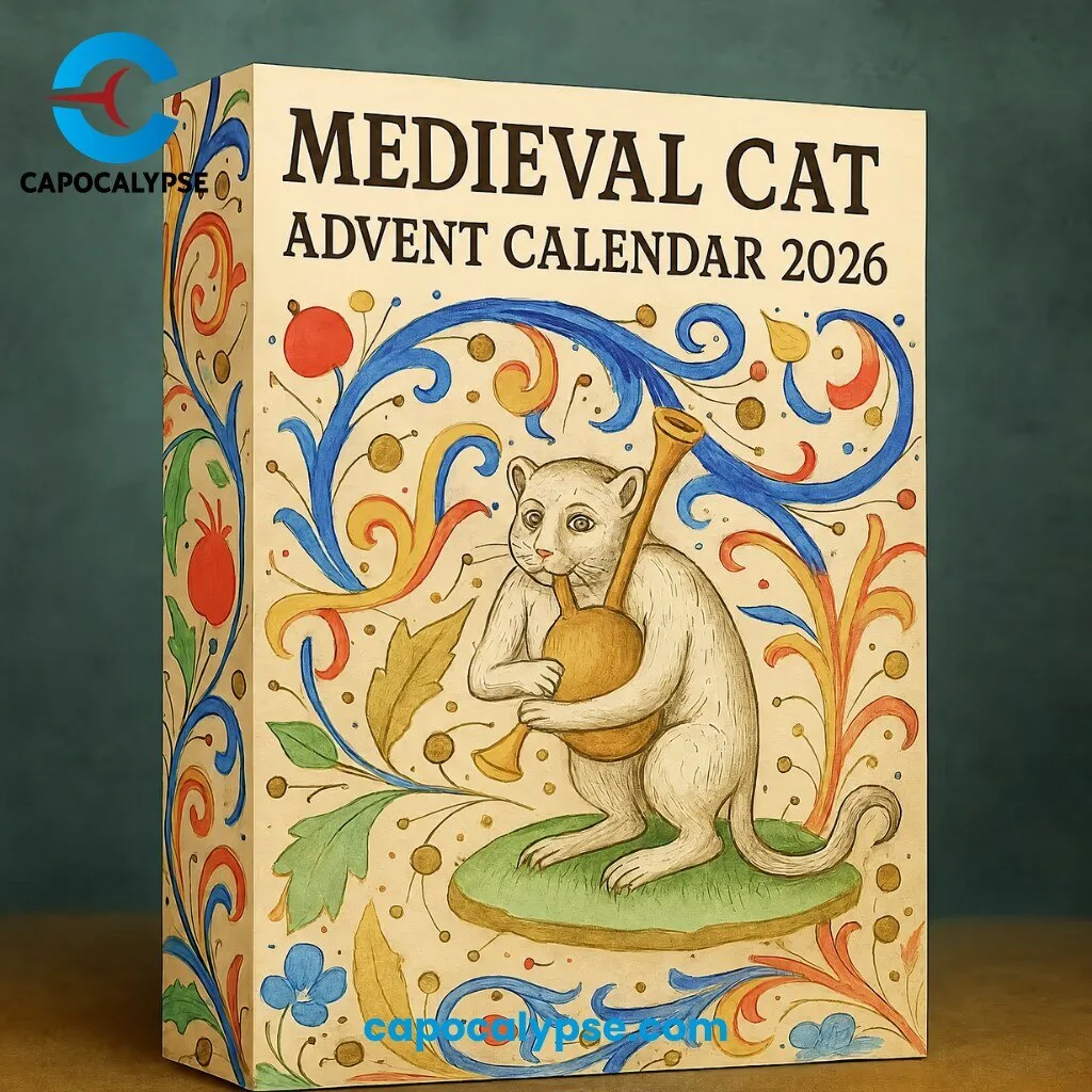 Medieval Cat Advent Calendar 2026 24 Collectible Cat Character Figurines