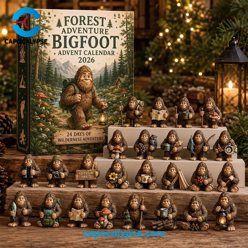 Forest Adventure Bigfoot 2026 Advent Calendar 24 Collectible Figurines