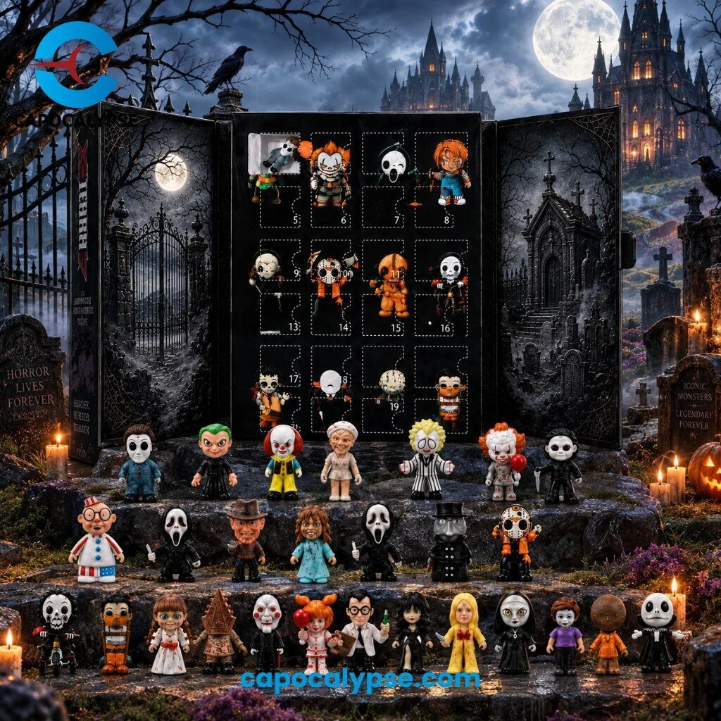 Horror Iconic Monsters Advent Calendar 2026 With 24 Collectible Charm Ornaments