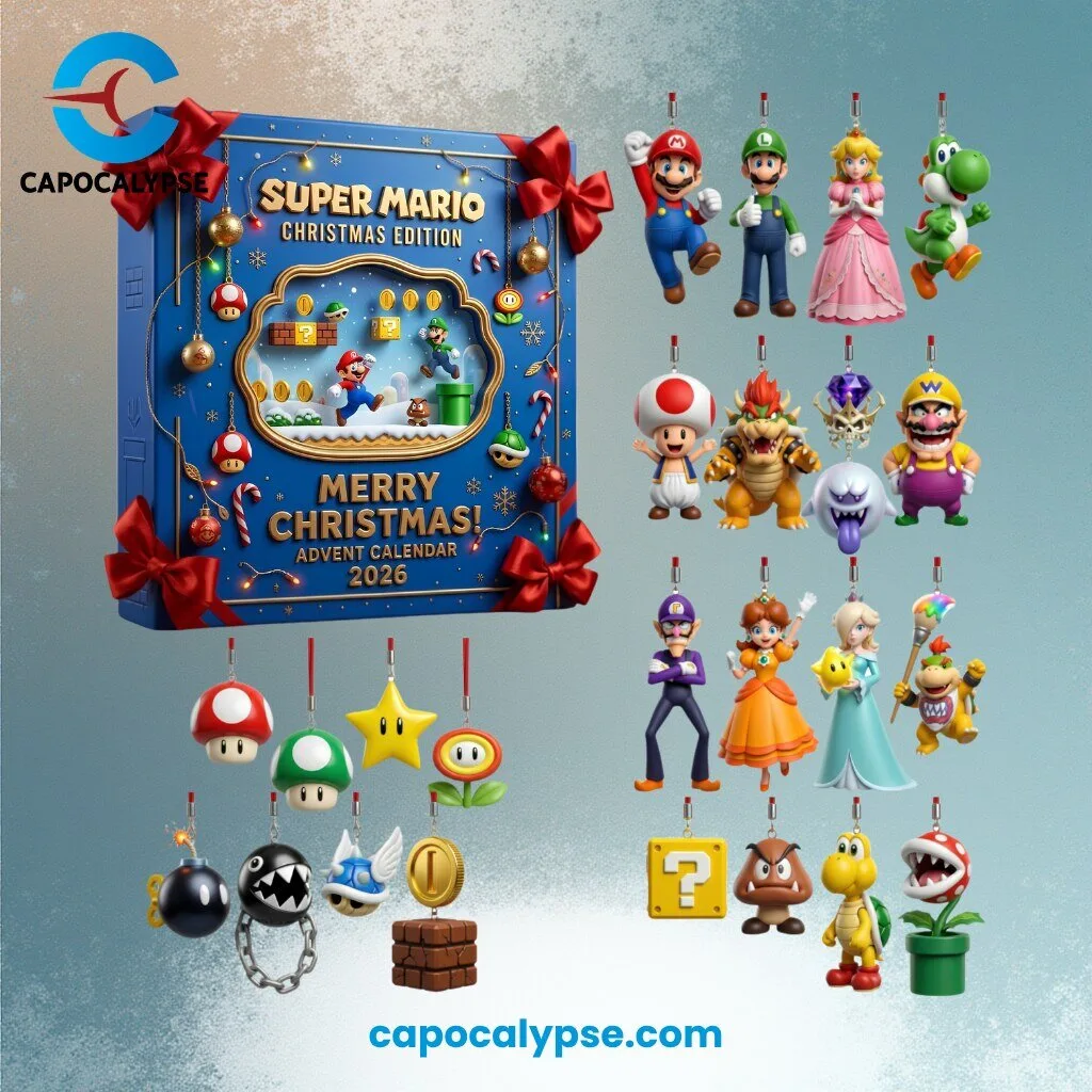Super Mario Christmas Edition Merry Christmas Advent Calendar 2026