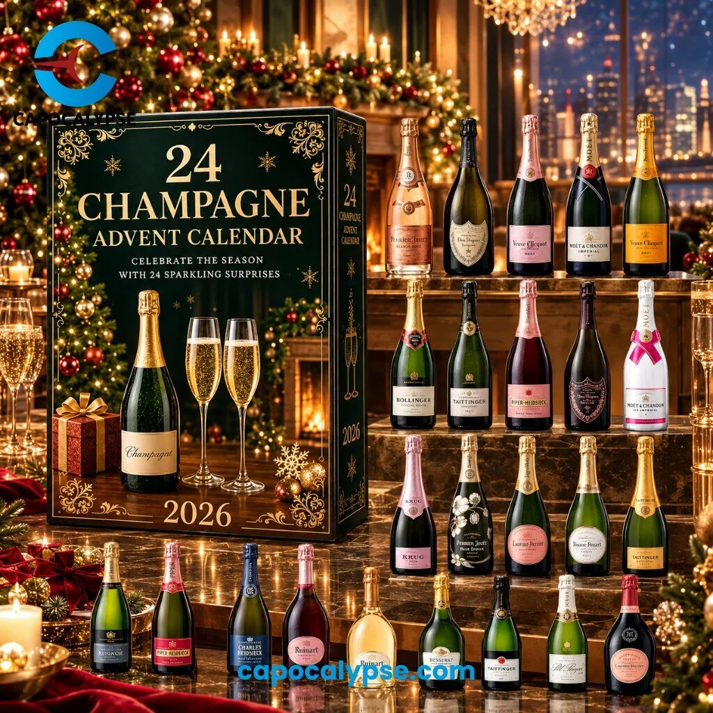 24 Champagne Advent Calendar Celebrate the Season with 24 Sparkling Surprises 2026