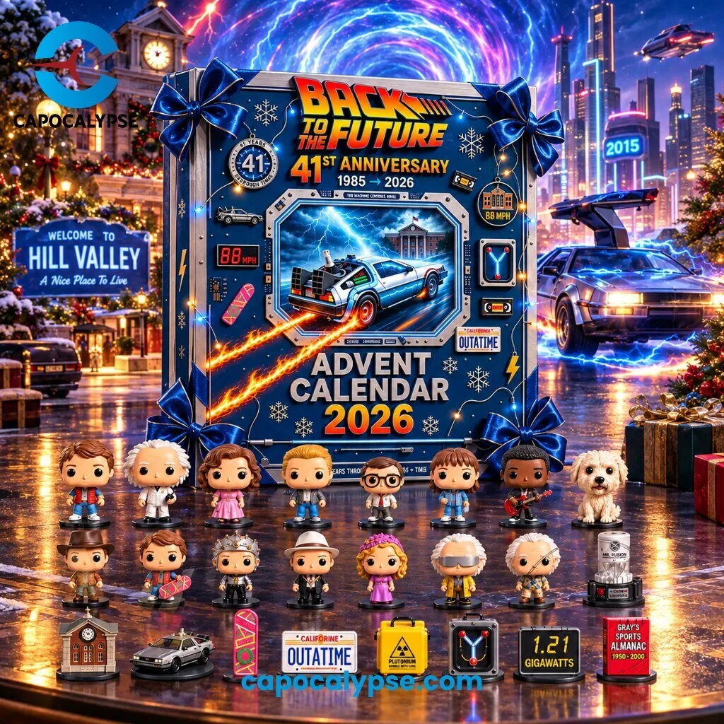 Back to the Future 41st Anniversary Advent Calendar 2026 24 Collectible Figures