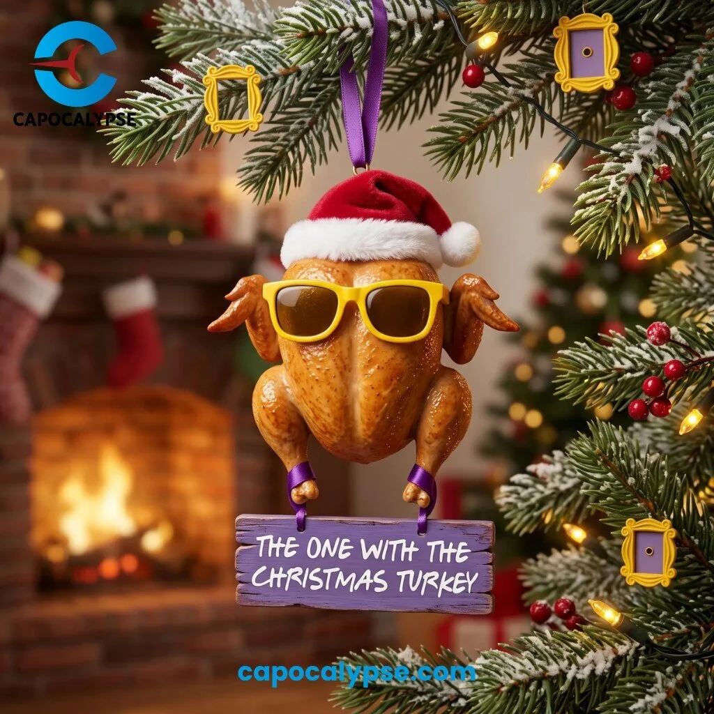 Friends The One With The Christmas Turkey TV Show Ornament