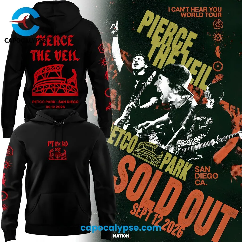 Pierce The Veil Homecoming San Diego T-Shirt Petco Park