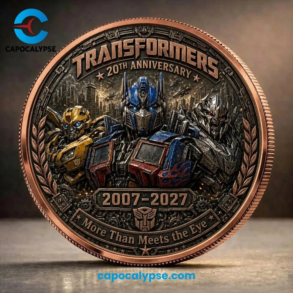 Transformers 20th Anniversary Challenge Coin 2007-2027