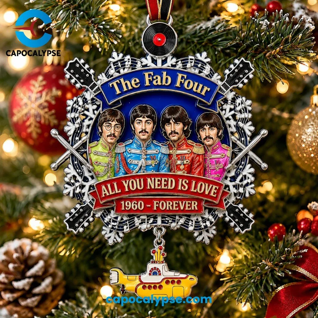 The Fab Four All You Need Is Love Ornament 1960-Forever
