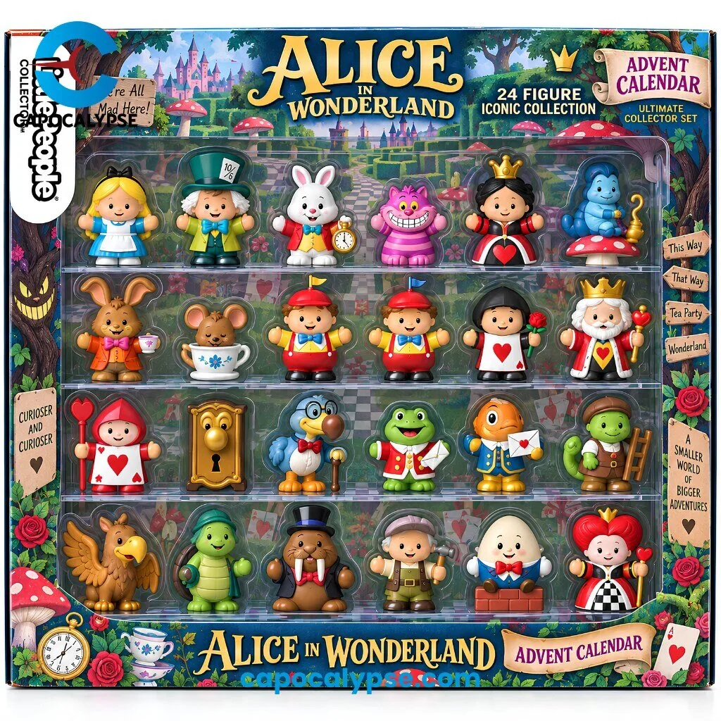 Alice in Wonderland 24 Figure Iconic Collection Advent Calendar