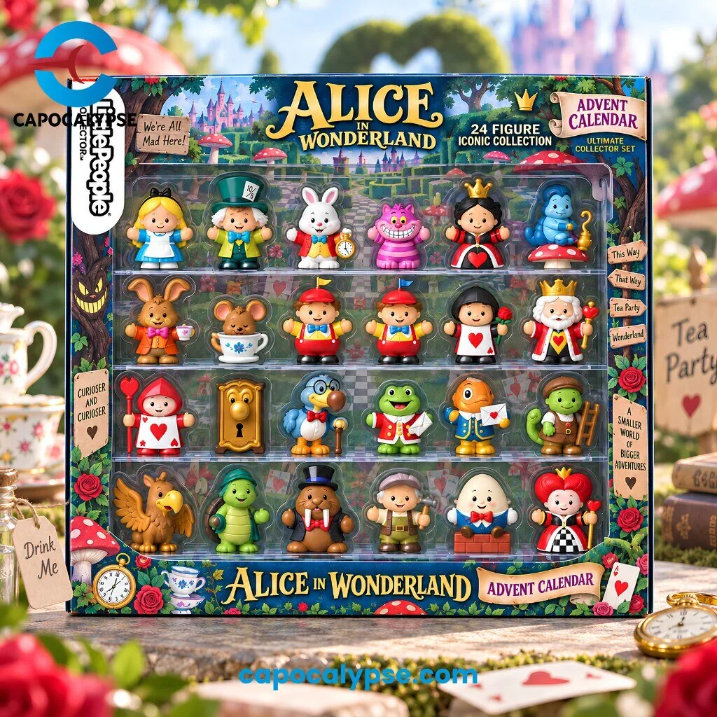 Alice in Wonderland 24 Figure Iconic Collection Advent Calendar