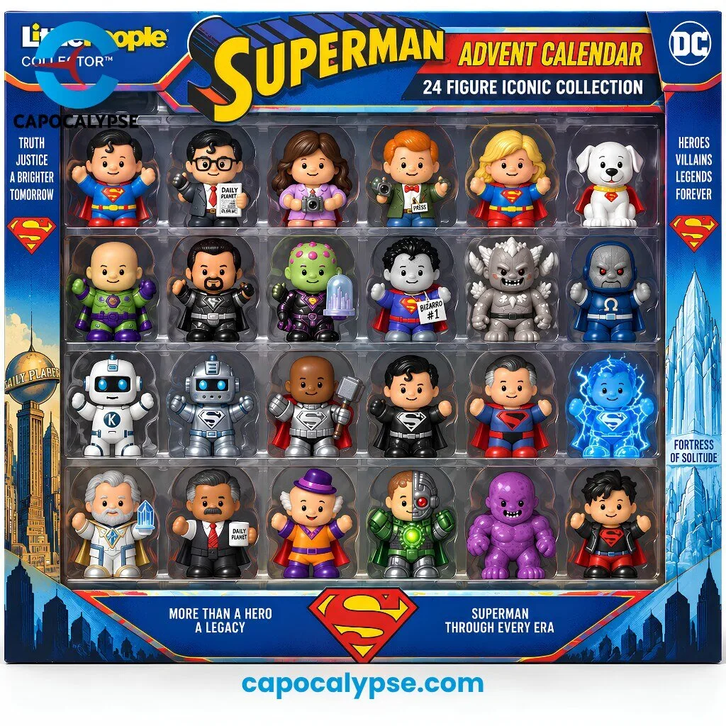 Superman 24 Figure Iconic Collection Advent Calendar