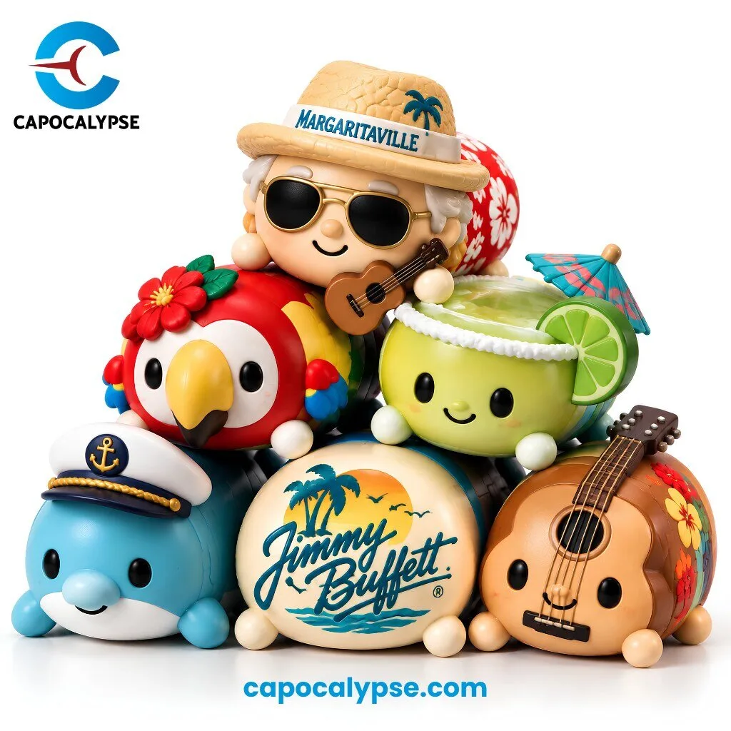 Jimmy Buffett Tsum Tsum Collection 6 Figure Set