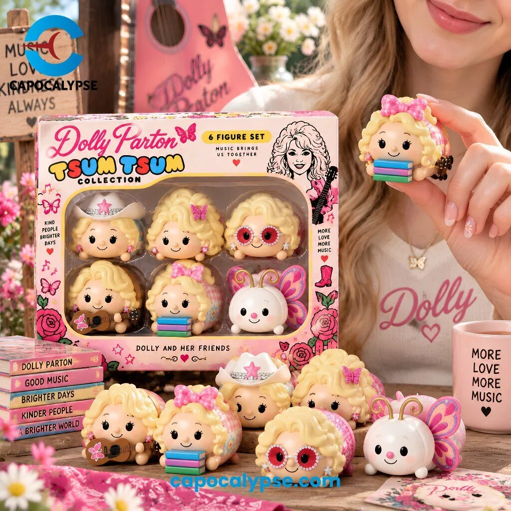 Dolly Parton Tsum Tsum Collection 6 Figure Set