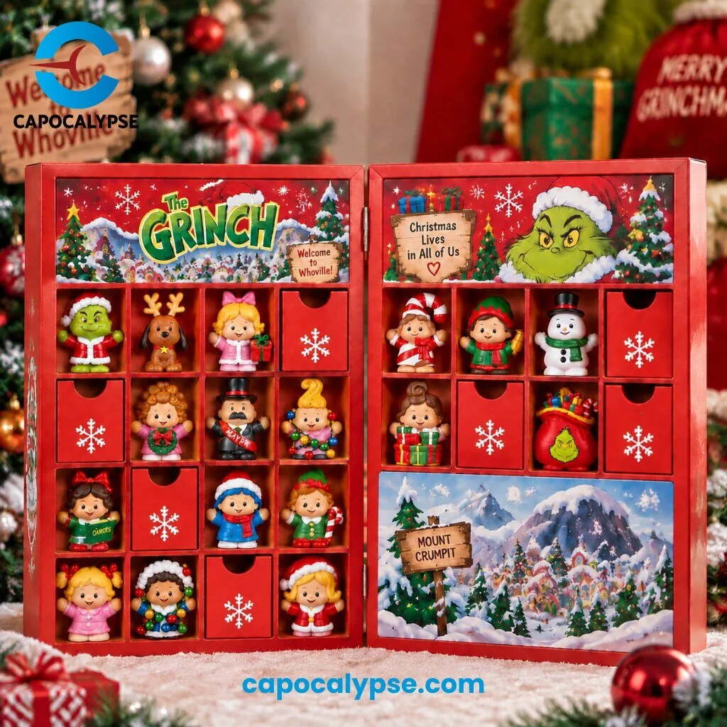 Dr. Seuss The Grinch 24 Figure Collector Advent Calendar