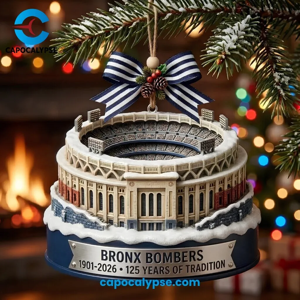 Bronx Bombers 125th Anniversary Yankee Stadium Tiered Ornament 1901-2026