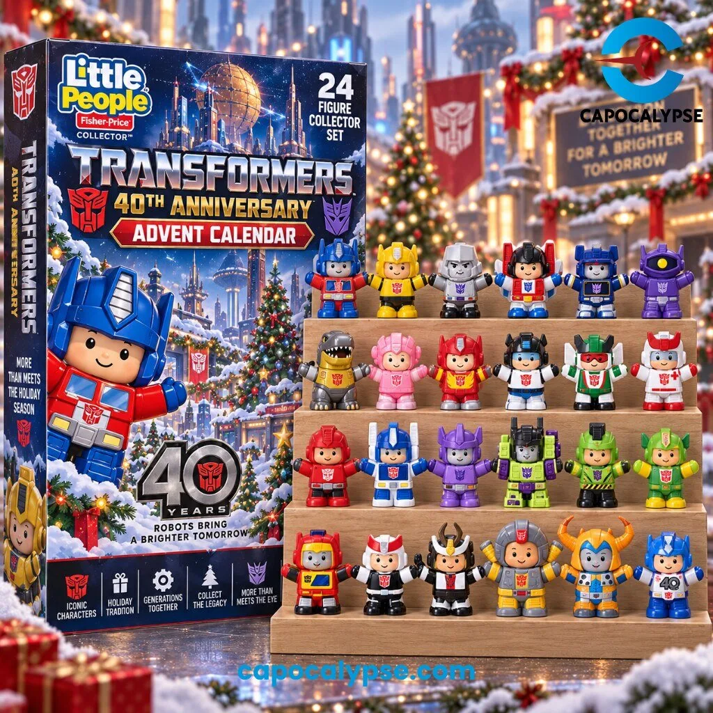 Transformers 40th Anniversary Little People Advent Calendar 24 Figure Collector Set