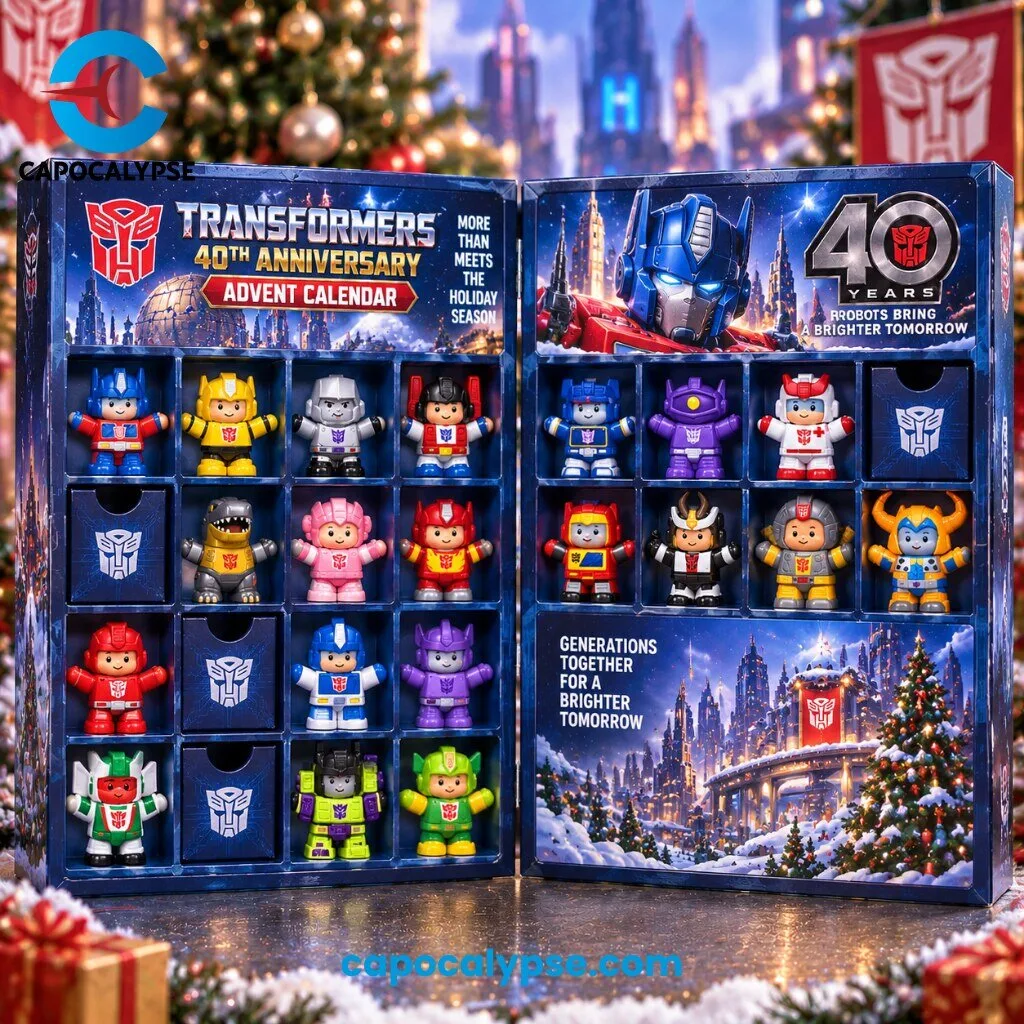 Transformers 40th Anniversary Little People Advent Calendar 24 Figure Collector Set