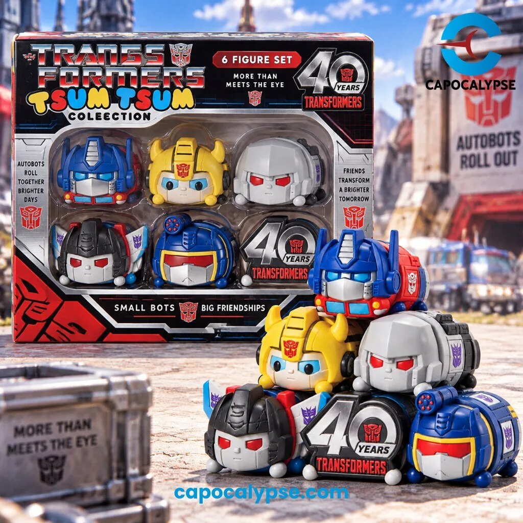 Transformers 40th Anniversary Tsum Tsum Collection 6 Figure Set