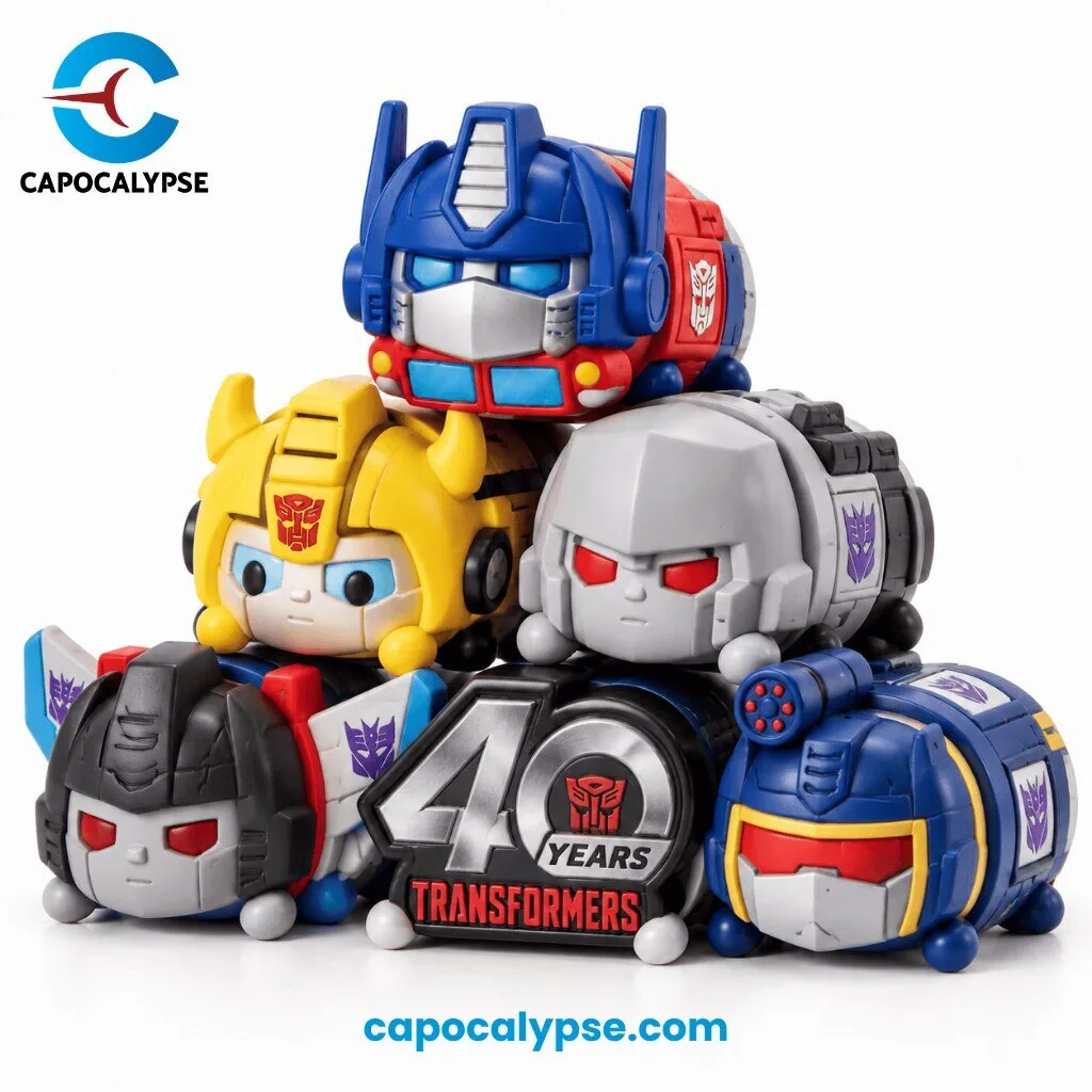 Transformers 40th Anniversary Tsum Tsum Collection 6 Figure Set