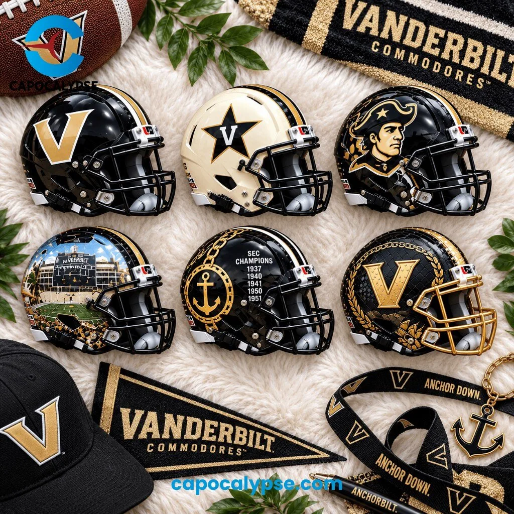 Vanderbilt Commodores Ultimate 6-Mini-Helmet Collector Set
