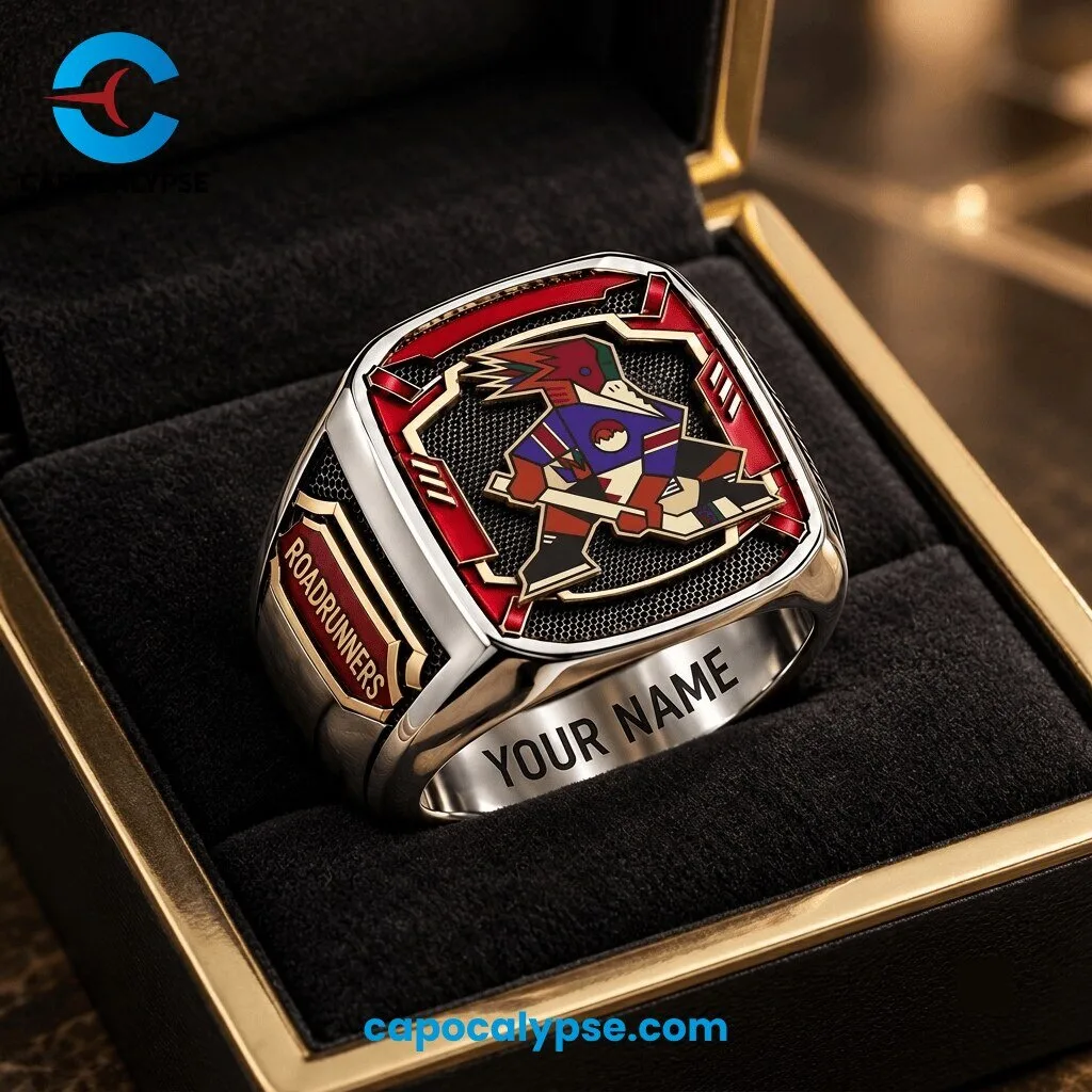 Roadrunners Personalized Championship Hockey Ring