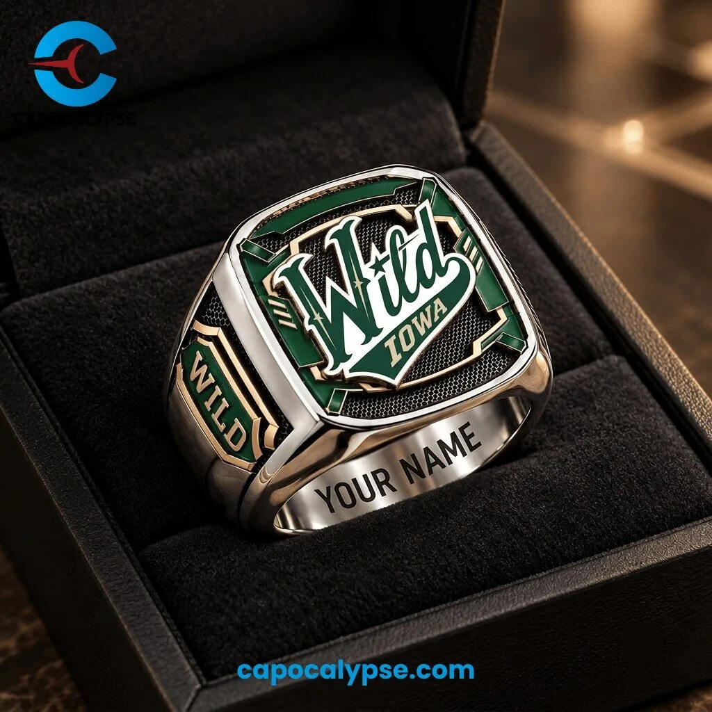 Iowa Wild Personalized Championship Ring Custom Name