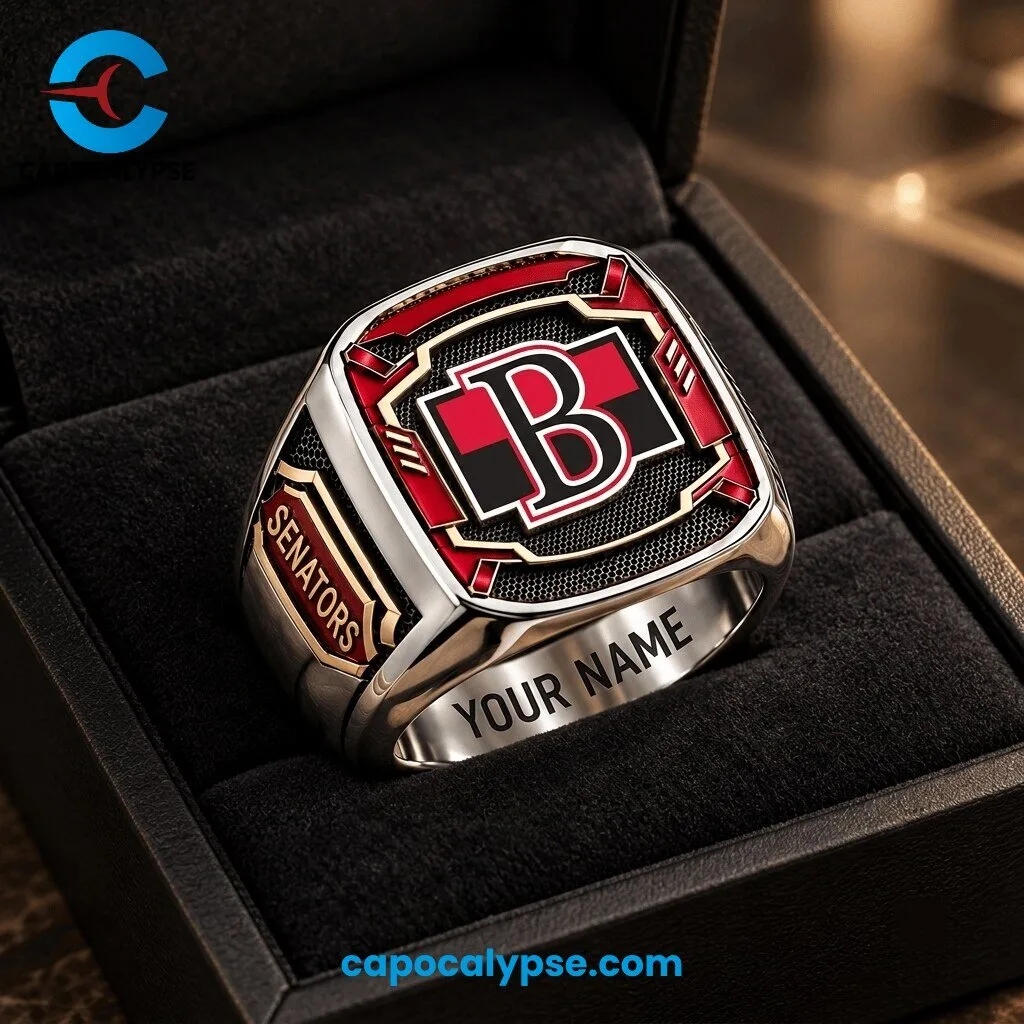 Ottawa Senators Personalized Championship Ring Custom Name