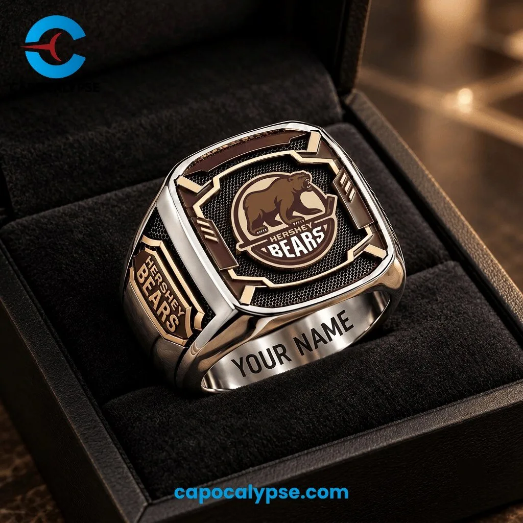 Hershey Bears Personalized Championship Ring Custom Name