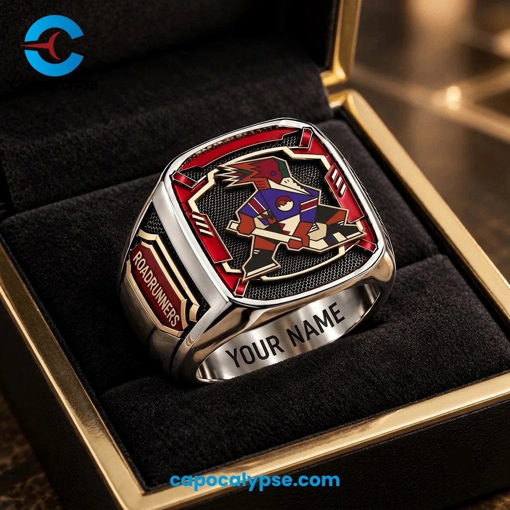 Roadrunners Personalized Championship Hockey Ring