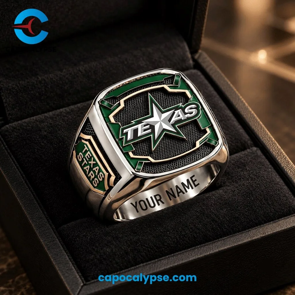 Texas Stars Personalized Championship Hockey Ring