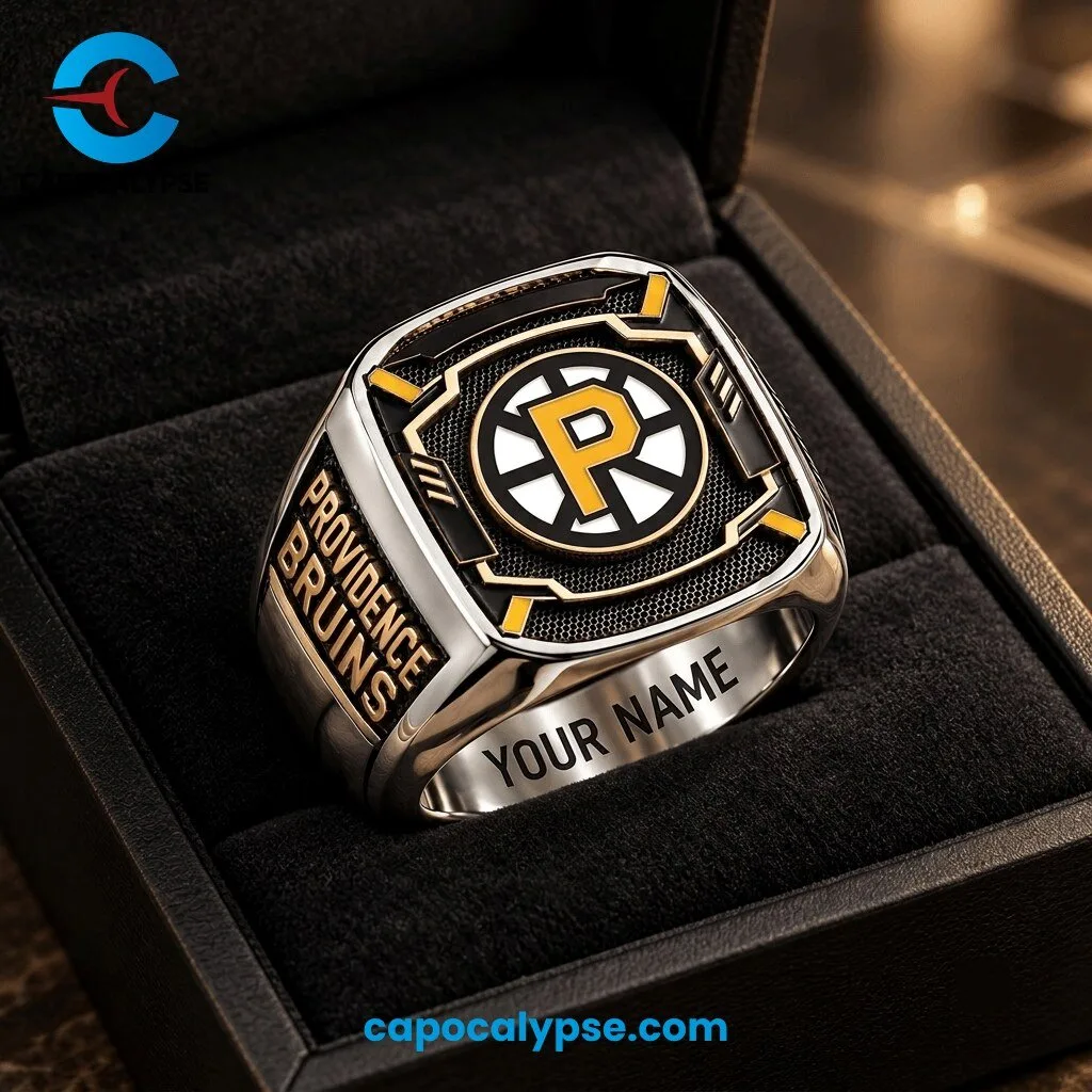 Providence Bruins Personalized Championship Hockey Ring