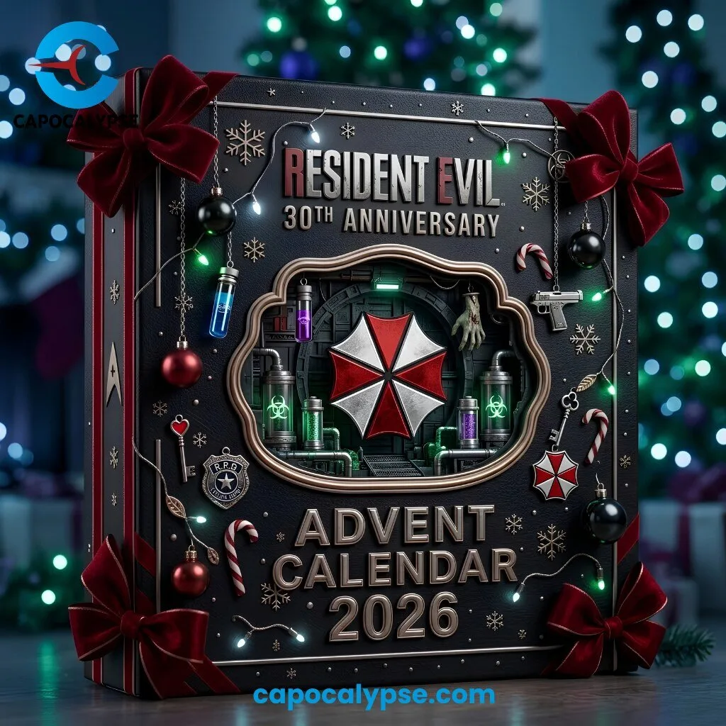 Resident Evil 30th Anniversary Advent Calendar 2026 Survive Collect Celebrate