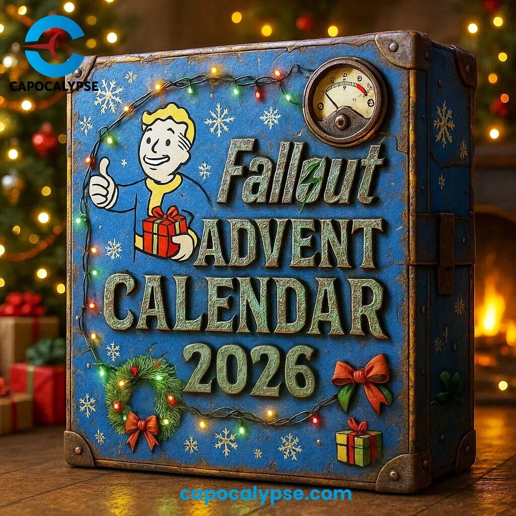 Fallout Advent Calendar 2026 New Vegas Vault-Tec 24 Collectibles