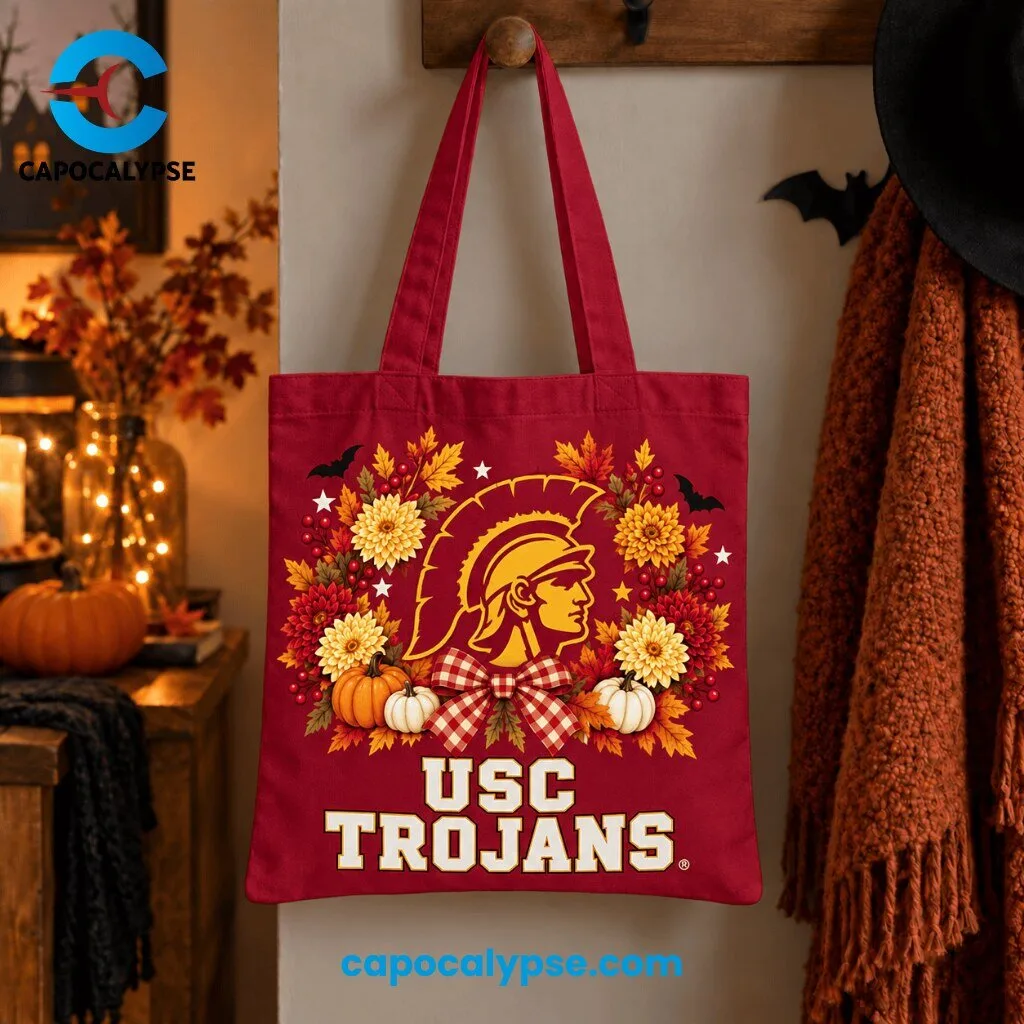 USC Trojans Autumn Harvest Tote Bag