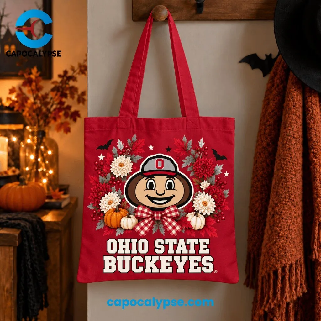 Ohio State Buckeyes Autumn Harvest Tote Bag