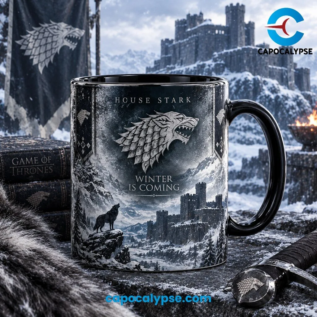 Game of Thrones House Stark Winter Is Coming Mug