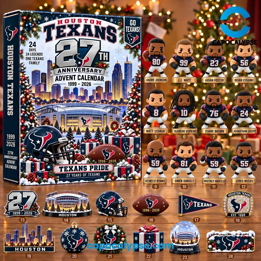 Houston Texans 27th Anniversary Advent Calendar 1999-2026