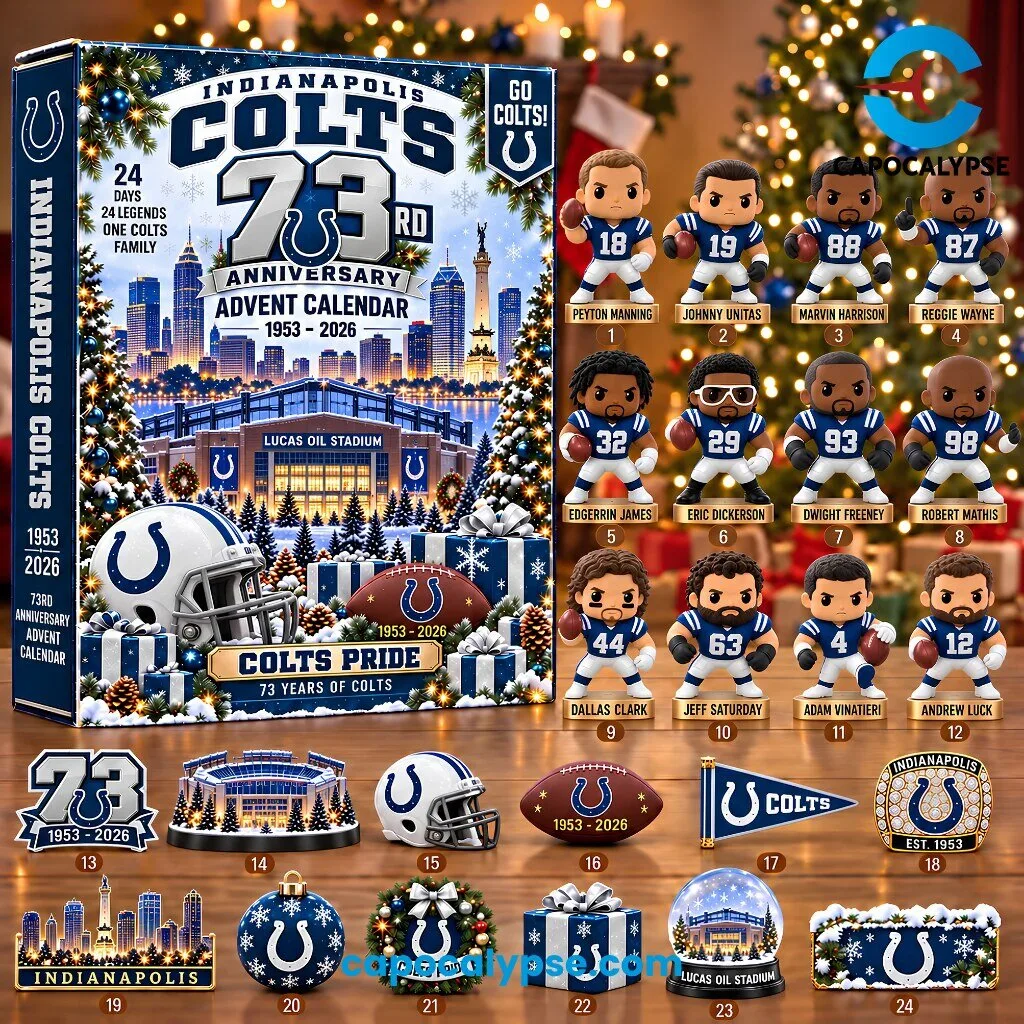 Indianapolis Colts 73rd Anniversary Advent Calendar 1953-2026